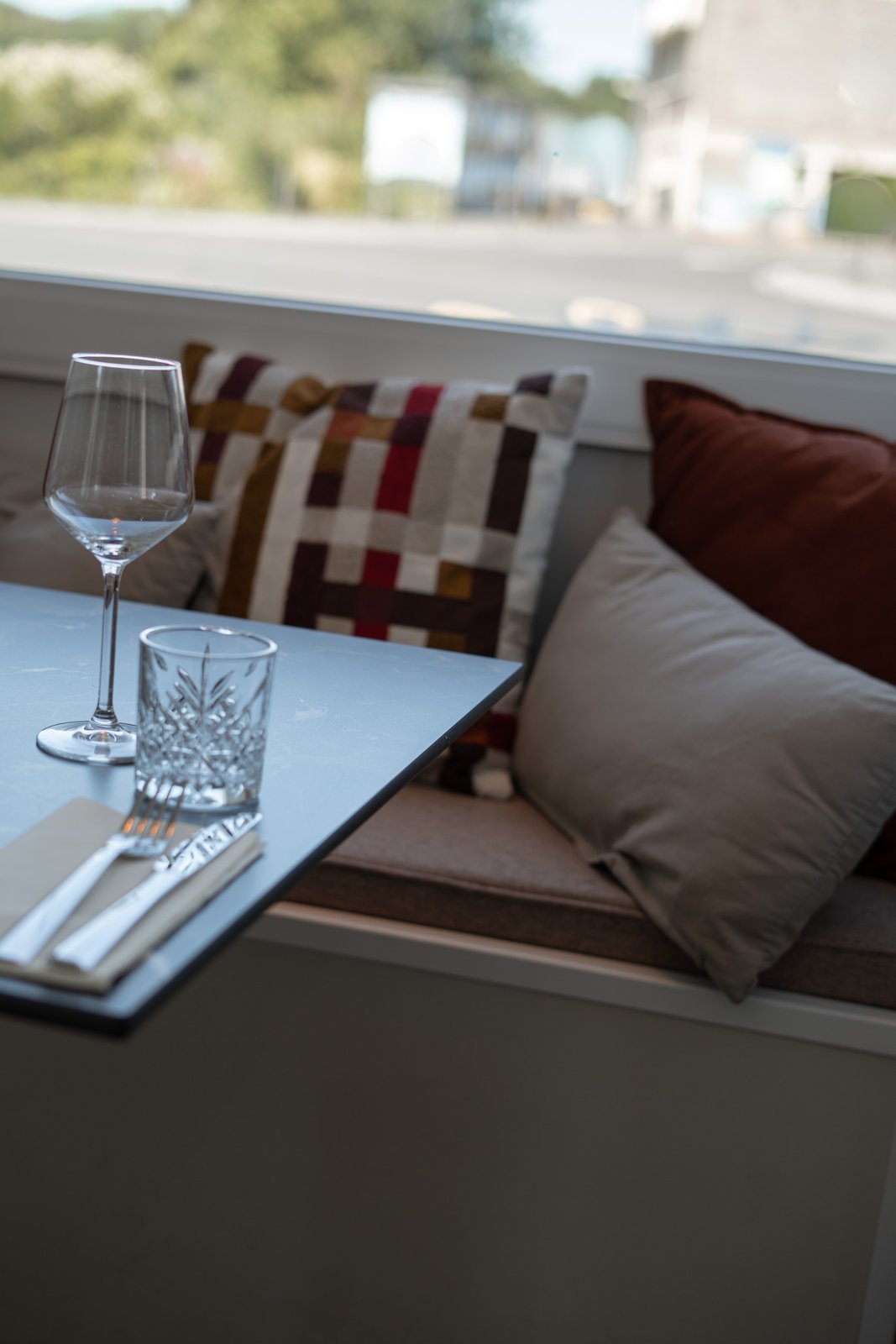 Verre de vin ambiance bar
